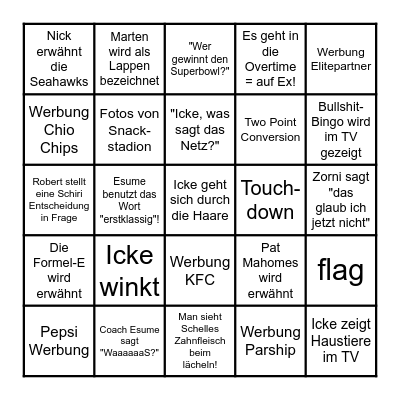 Bullshit Bingo Card