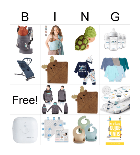 Finn's Baby Shower Bingo! Bingo Card