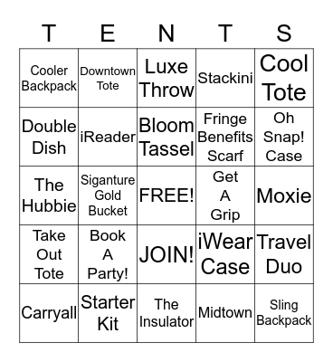 Initials, Inc. Bingo - Fall & Winter '15 Bingo Card