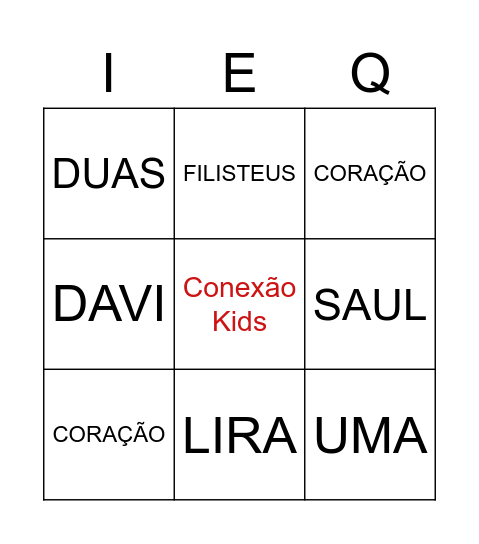 Bingo Bíblico Bingo Card