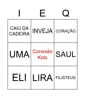 Bingo Bíblico Bingo Card