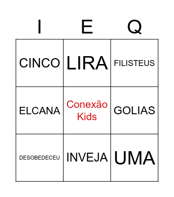Bingo Bíblico Bingo Card