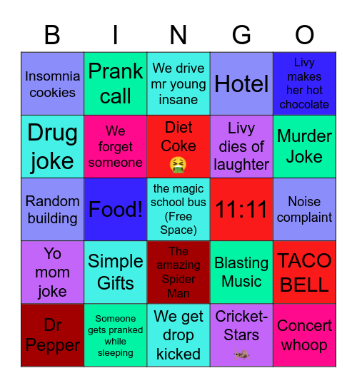 ALL STATE BINGO✨✨ Bingo Card