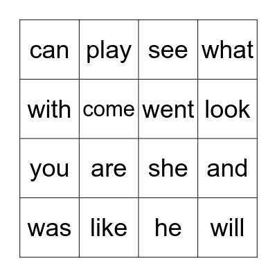 Valentine's Day Bingo Card