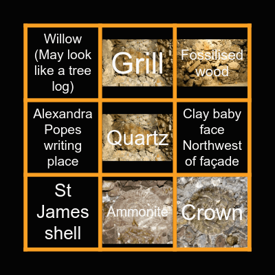 Grotto Bingo Card