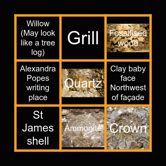 Grotto Bingo Card