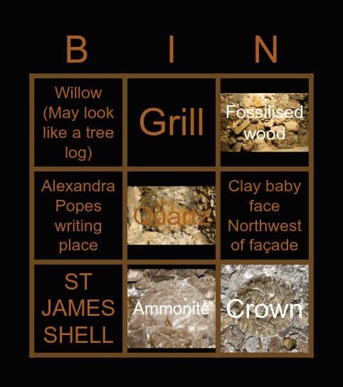 Grotto Bingo Card
