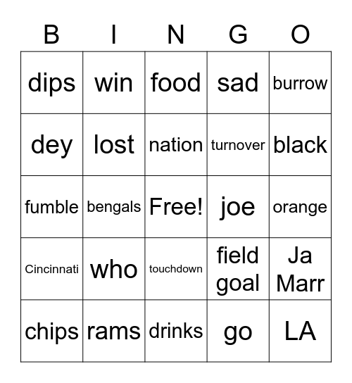 BBBBBINGO Card