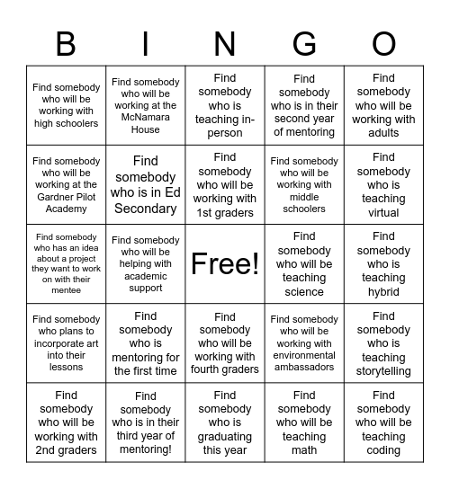 Ed Portal Bingo! Bingo Card