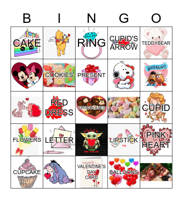 Valentine's Day BINGO Card