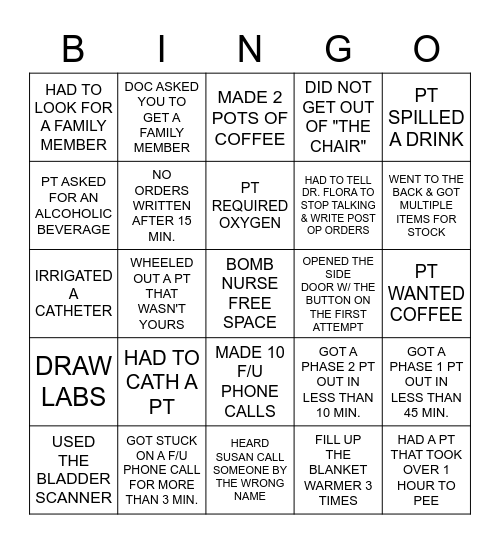 IVY'S B-DAY BINGO Card