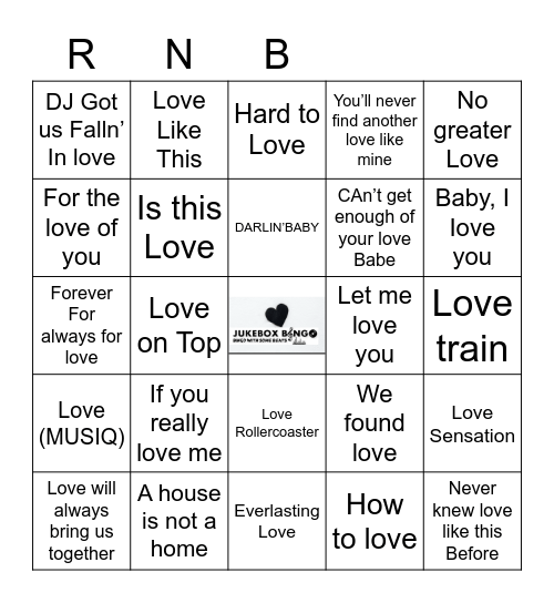 JBB RNB Bingo Card