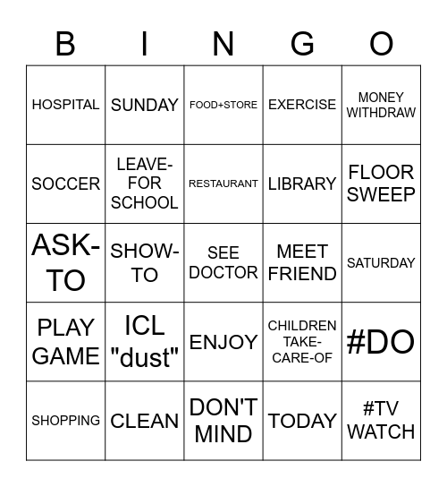 Unit 5 (first half) Bingo Card