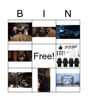 Harry Potter 5 Bingo Card