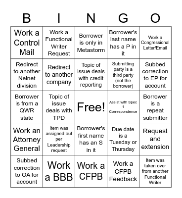MOTO BINGO! Bingo Card