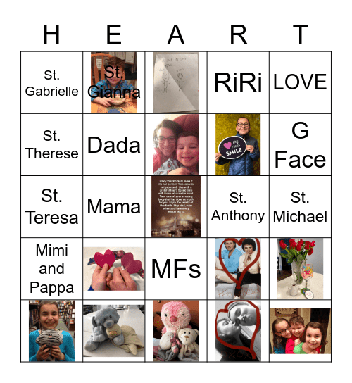 Happy Valentine's Day 2022! Bingo Card