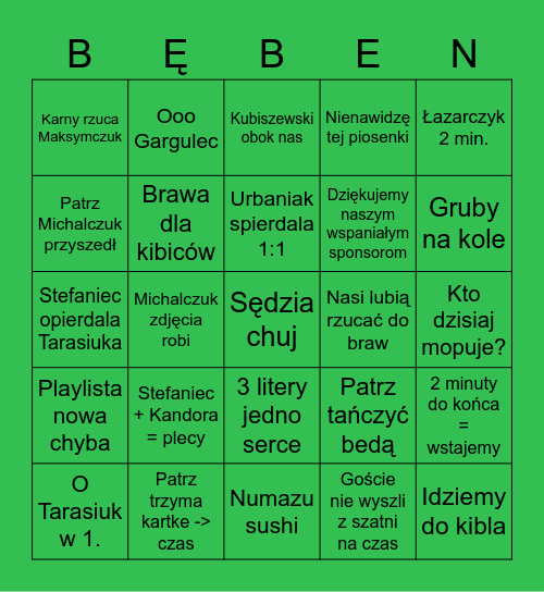 Azs bingo 👊 Bingo Card