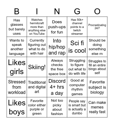 Vinnycent Bingo Card