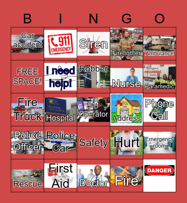 Emergency BINGO Card