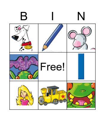1º ENGLISH Bingo Card