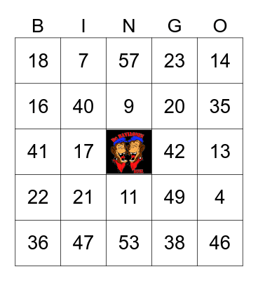 Baviaonen Muziek Bingo! Bingo Card