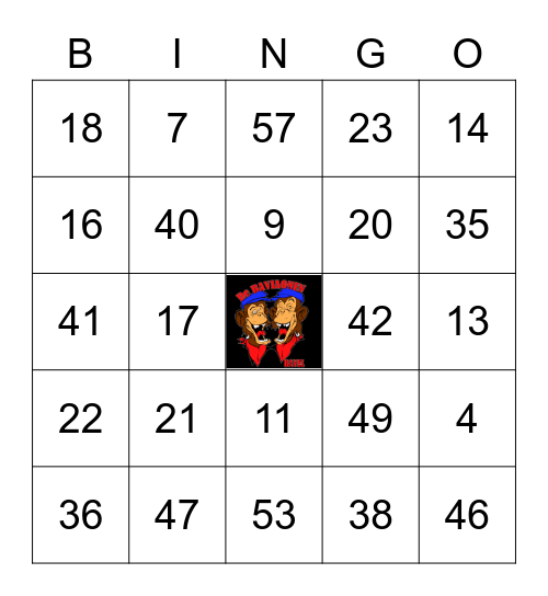 Baviaonen Muziek Bingo! Bingo Card