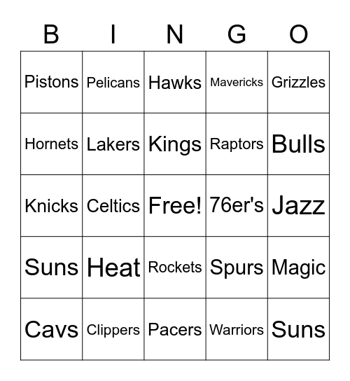 2022 NBA ALL STAR WEEKEND Bingo Card