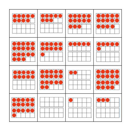 Twenty Frame Bingo Card