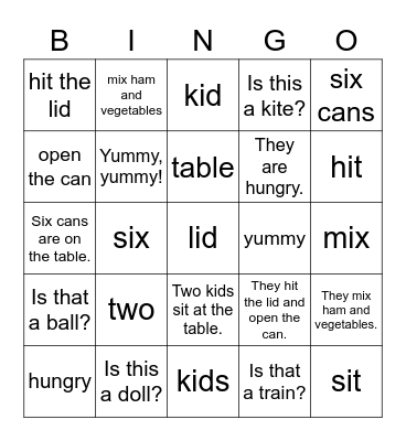 Dino 1A 6 Alternate Version Bingo Card