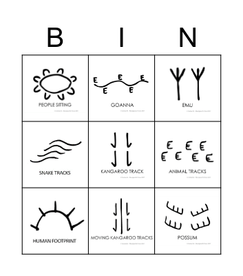 Symbol Bingo Card