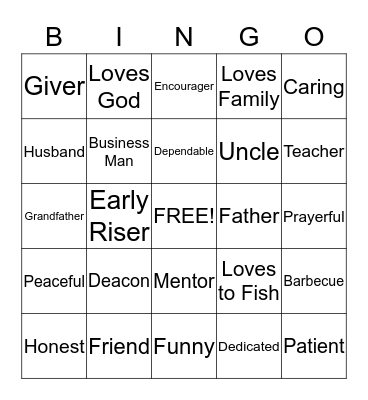 FLOYD Bingo Card