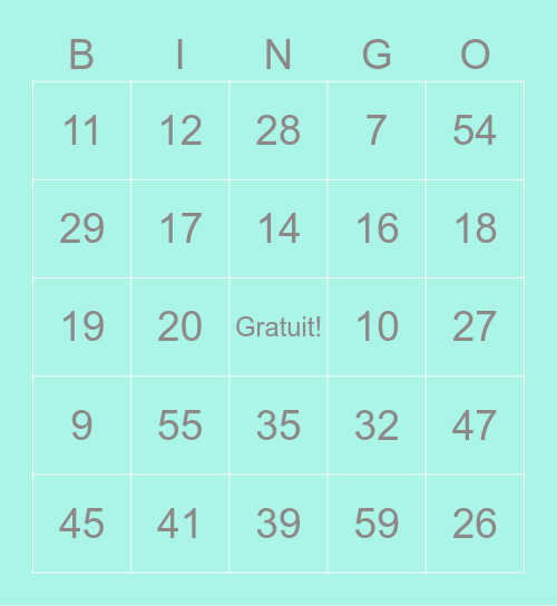 Dayana Barillas Bingo Card