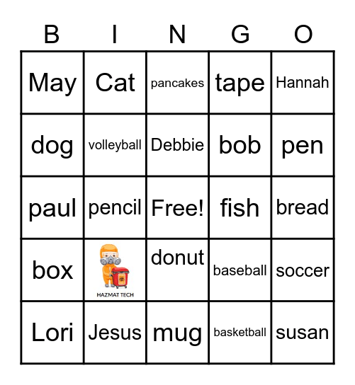 Compassion Bingo Card