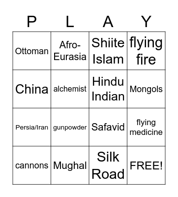 UNIT 2 VOCABULARY Bingo Card