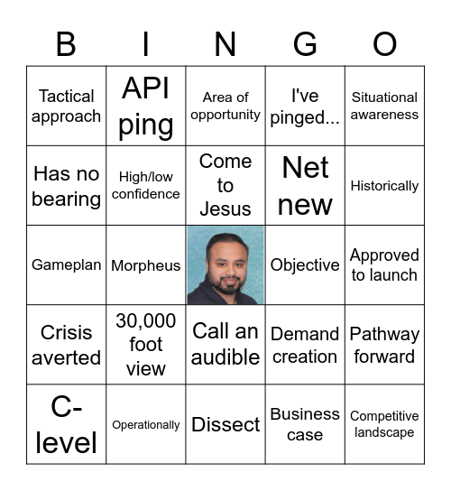 Anish Bingo Card