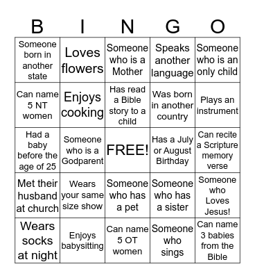 Vicky's Baby Shower 7/19/15  Bingo Card