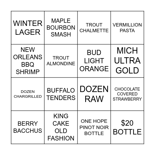 WEDNESDAY NIGHT SMACKDOWN Bingo Card