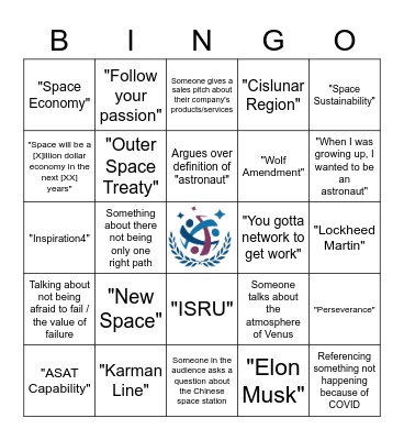 SGx2022 Bingo Card