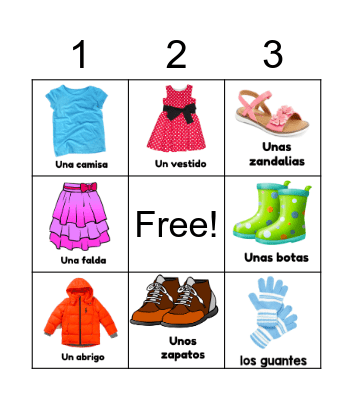 LA ROPA Bingo Card