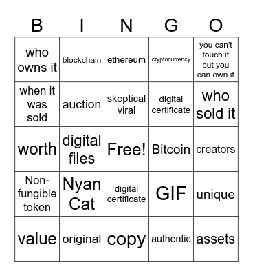 NEWS CLASS Bingo Card