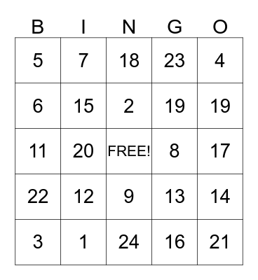 wend's baby shower Bingo Card