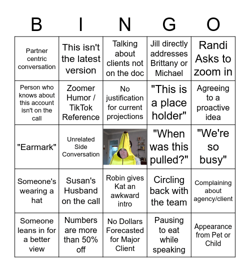 Forecast Bingo Card