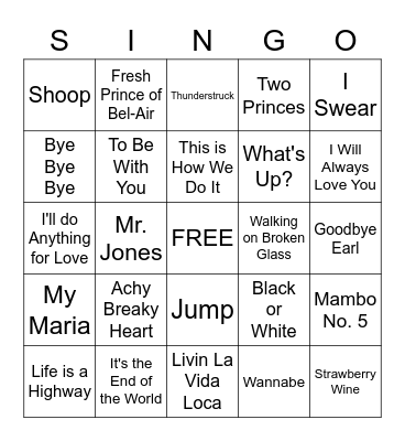 22 Organizing Conference Bingo Card