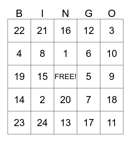 Wendy's Baby Shower Bingo Card