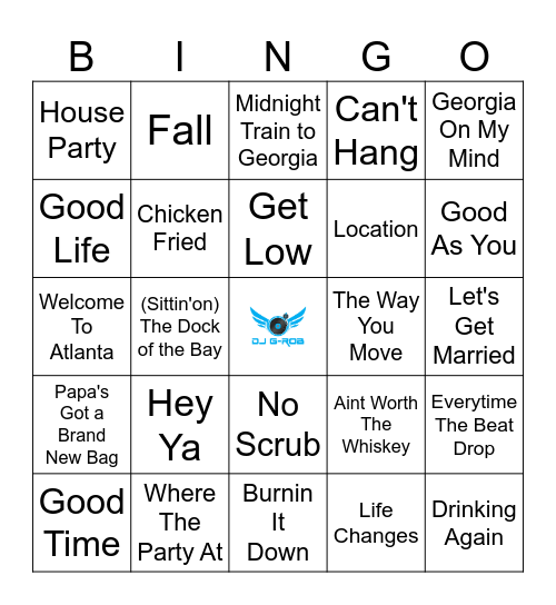 Georgia Made Bingo Card