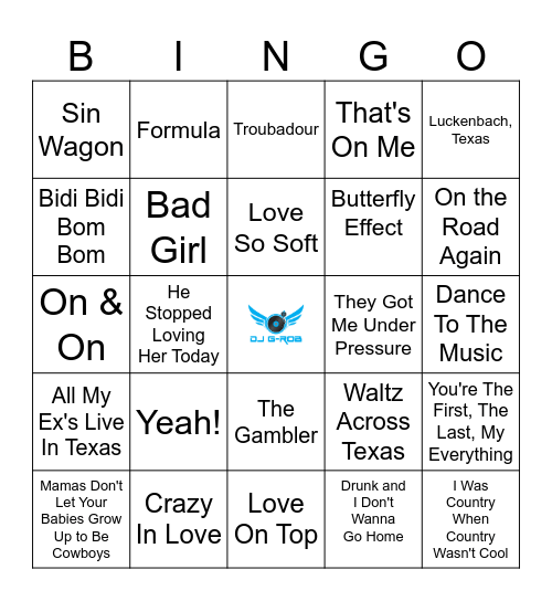 Texas Made Bingo Card
