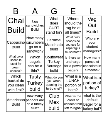 Week 1 Bingo Card