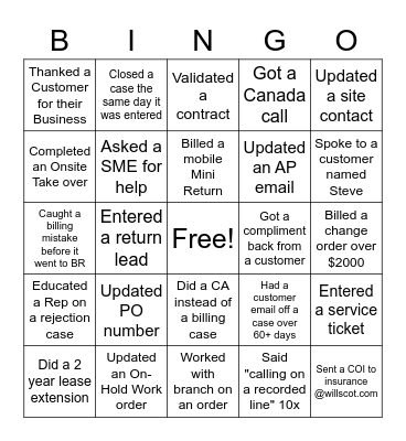CSS Bingo Card