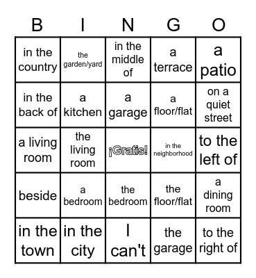 U3: ASD2 Bingo Card
