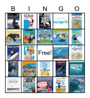 CATCH THE READING WAVE Bingo Card